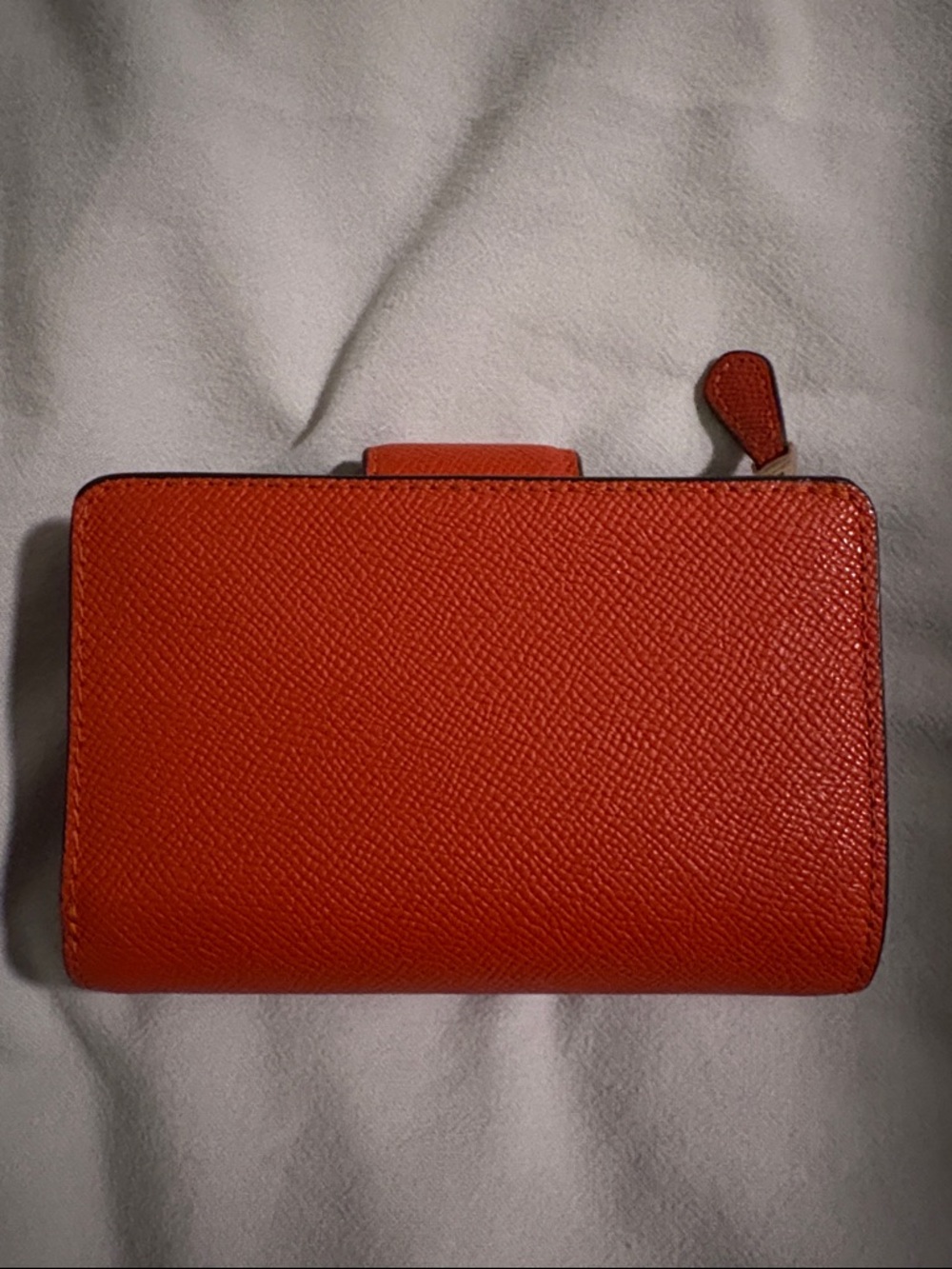 Coach Crossgrain Leather Medium Corner Zip Wallet Style - Picture 4 of 6